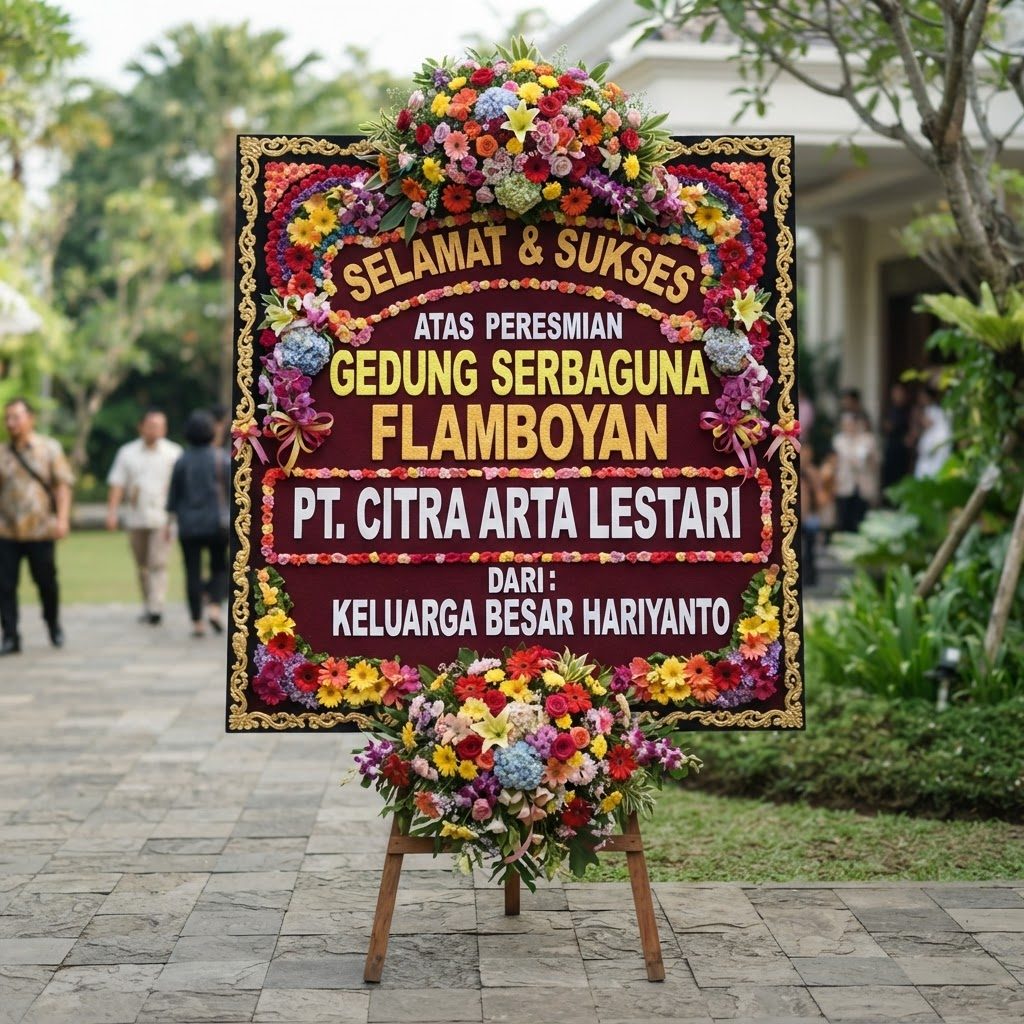 Bunga Papan - Anzalia Florist Cikarang